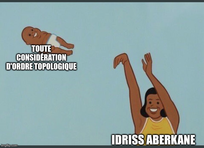 La maniere dont Idriss Aberkane traite la topologie